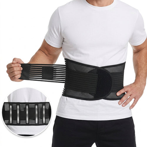 Ceinture lombaire de compression Vayolt pour soutien du bas du dos pendant l'effort