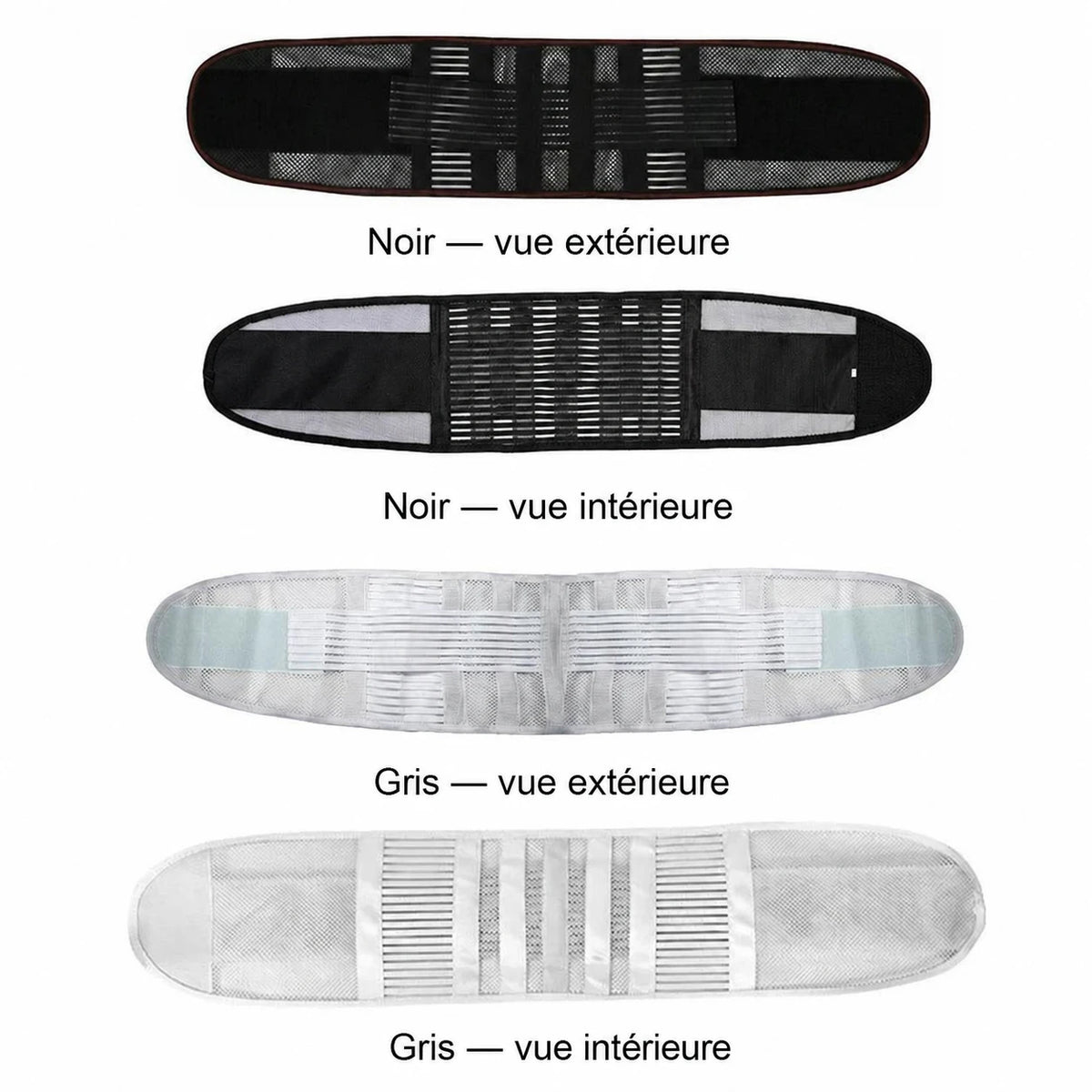 Ceinture Lombaire de Compression Vayolt — Soutien du Bas du Dos pour l'Effort — visuel en français