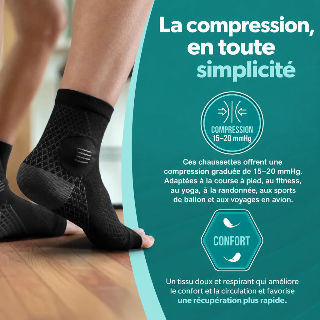 Chevillère de compression Vayolt - détail — visuel en français
