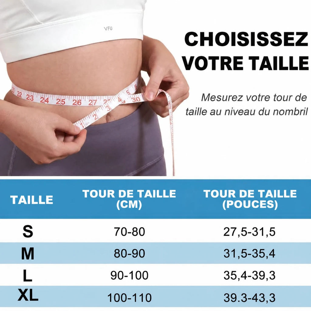 Ceinture Lombaire de Compression Vayolt — Soutien du Bas du Dos pour l'Effort — visuel en français